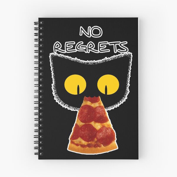 Item preview, No Regrets - Pizza Cat designed and sold by Cato Woodward.