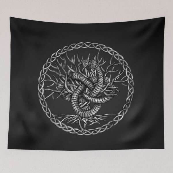 Item preview, Ouroboros Celtic Knot with Tree of Life designed and sold by Nartissima.