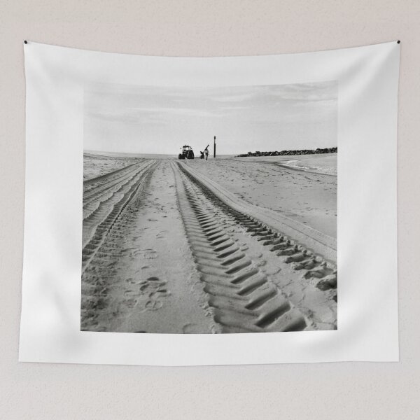 Item preview, Tractor tracks along the beach at Sea Palling, Norfolk, UK designed and sold by Richard Flint.