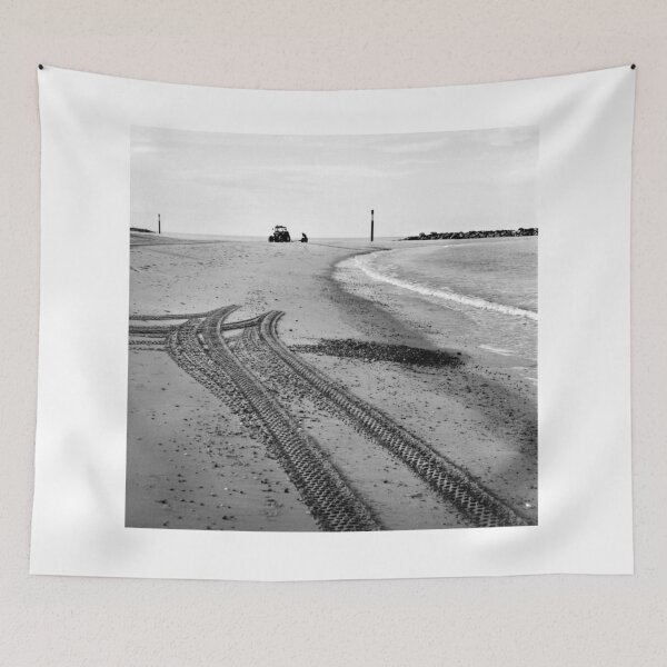 Item preview, Tractor tracks in the sand on the beach at Sea Palling, Norfolk, UK designed and sold by Richard Flint.