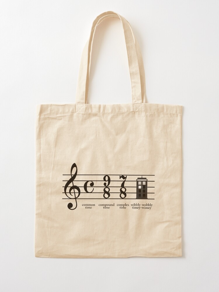 Alternate view of Wibbly-wobbly timey-wimey Tote Bag