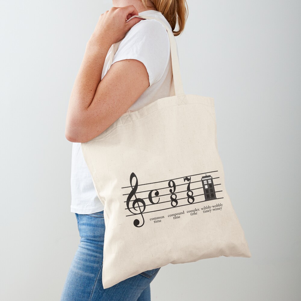 Wibbly-wobbly timey-wimey Tote Bag