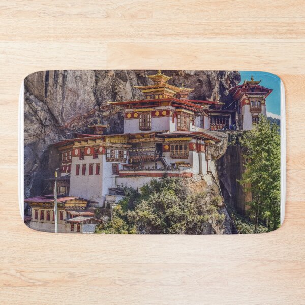 Item preview, Tigers Nest Monastery Bhutan designed and sold by PODLizardWizard.