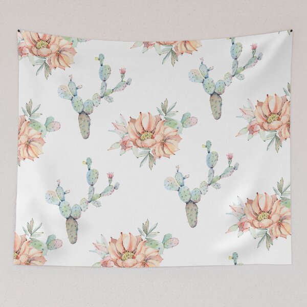 Item preview, Catci Watercolor Pattern with Pink and Green designed and sold by gsproductsgs.