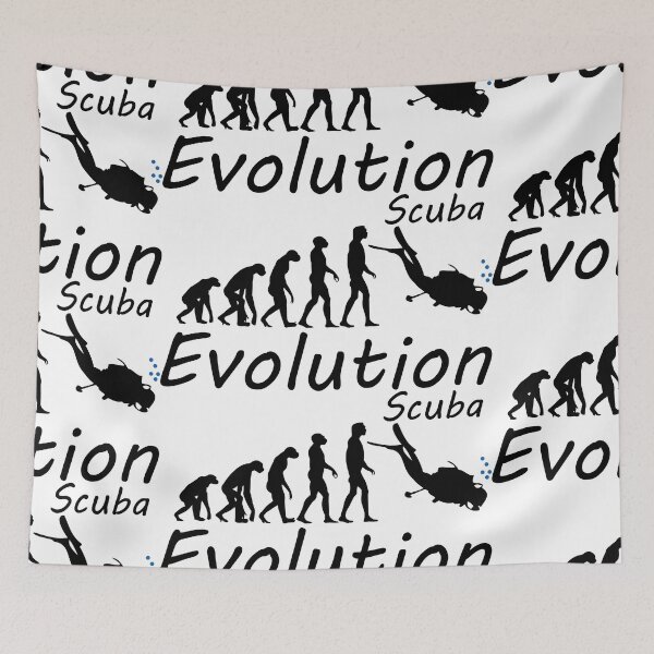 Item preview, Scuba Diving T-shirt | Evolution of Diving t shirt | Scuba Diver Tee designed and sold by Shoebob.