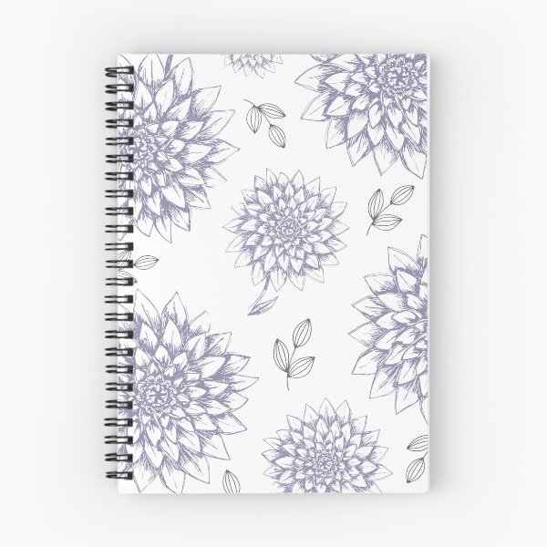 Item preview, Lavender Dahlias with Random Leaves designed and sold by gsproductsgs.