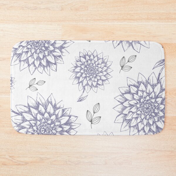 Item preview, Lavender Dahlias with Random Leaves designed and sold by gsproductsgs.