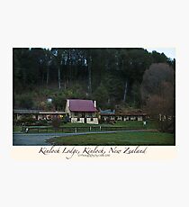 Kinloch Lodge, Kinloch, New Zealand Photographic Print
