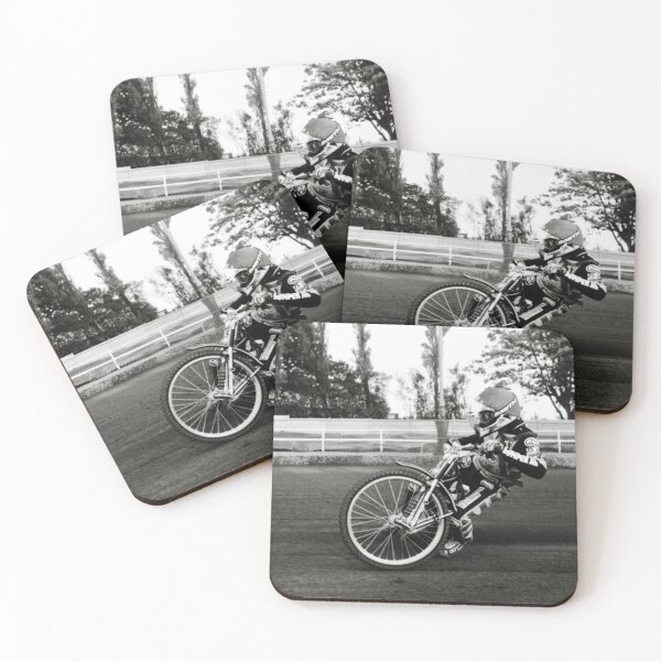 Item preview, Speedway rider goes into the first corner designed and sold by Richard Flint.