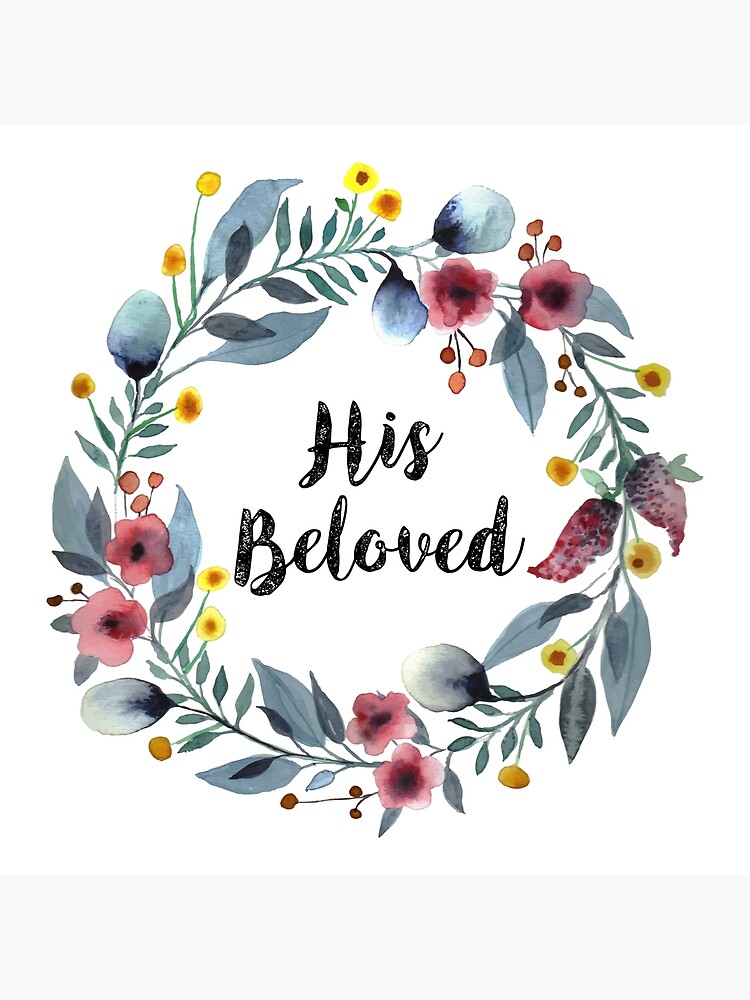 "Christian Quote Watercolor Flowers" Poster by MaPetiteFleur Redbubble