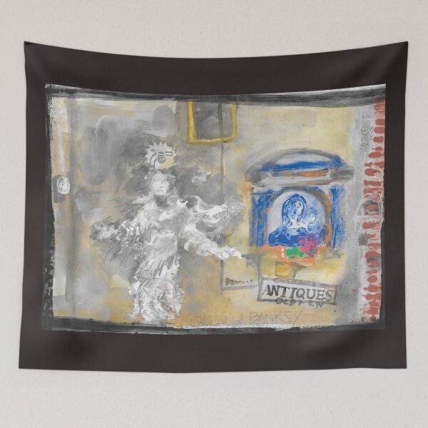 Item preview,  Madonna in Naples (tribute to Banksy) designed and sold by walterfest.