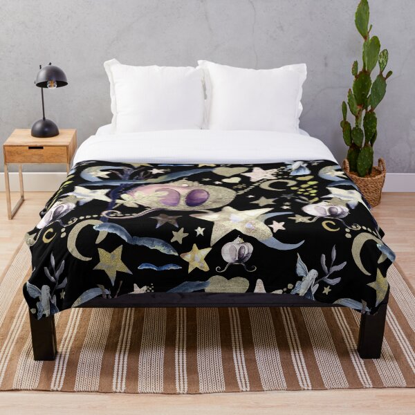 Fairy Rides Throw Blanket