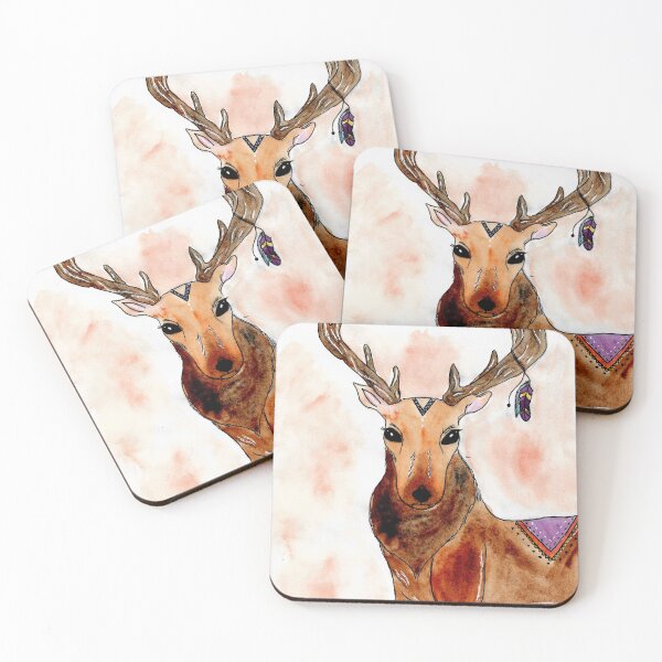 Item preview, Native American deer sign designed and sold by neigeternelle.