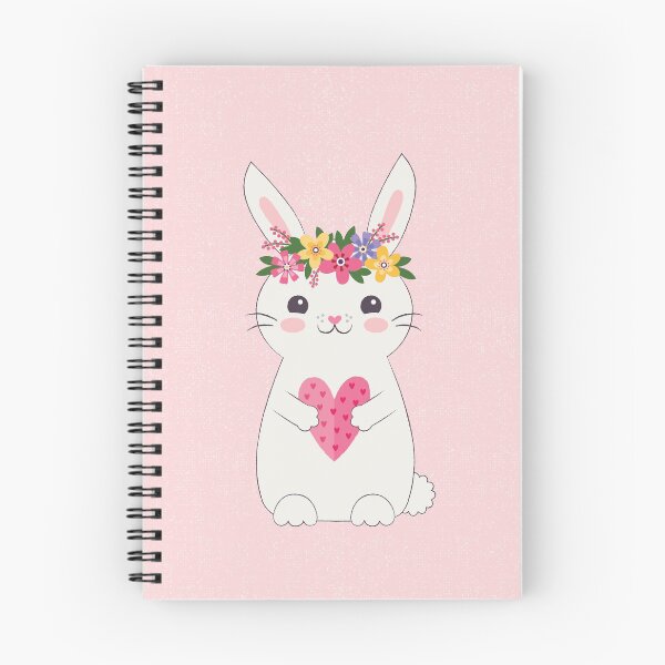 Item preview, Love Bunny with Floral Crown designed and sold by Daisy Beatrice.