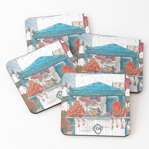 Item preview, Orange juice seller in Morocco designed and sold by mari95santos.