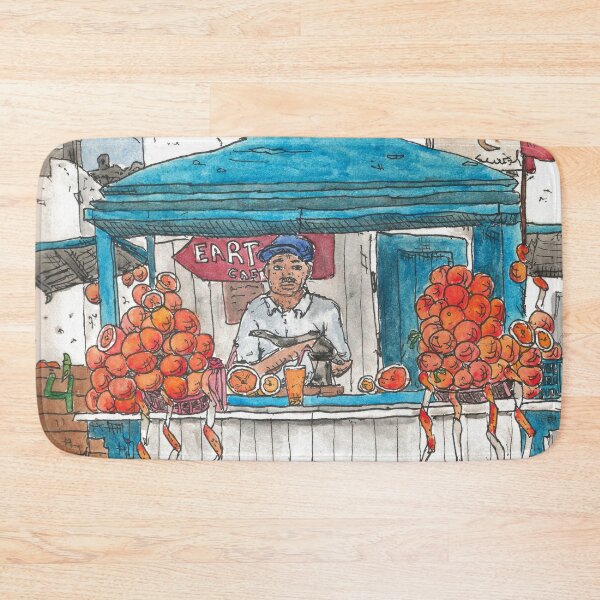 Item preview, Orange juice seller in Morocco designed and sold by mari95santos.