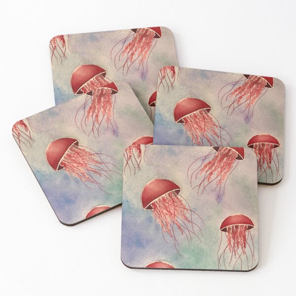Item preview, jellyfish watercolor designed and sold by Julia Kopp.