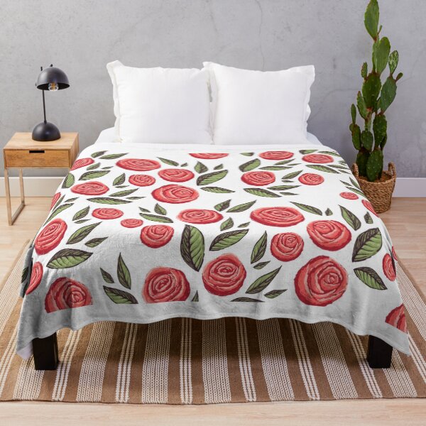 Item preview, Roses Drawn Red designed and sold by Heather Tadlock.