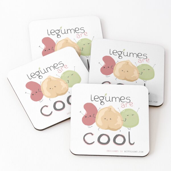 Legumes are cool Posavasos (lote de 4)