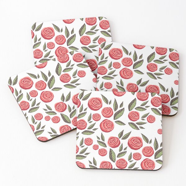 Item preview, Roses Drawn Red designed and sold by Heather Tadlock.