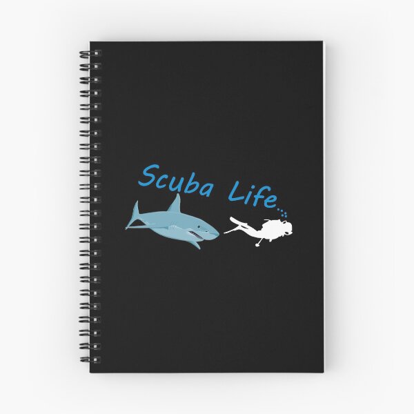 Item preview, Scuba Life T-shirt perfect SCUBA Diving with Shark chasing a diver t shirt designed and sold by Shoebob.