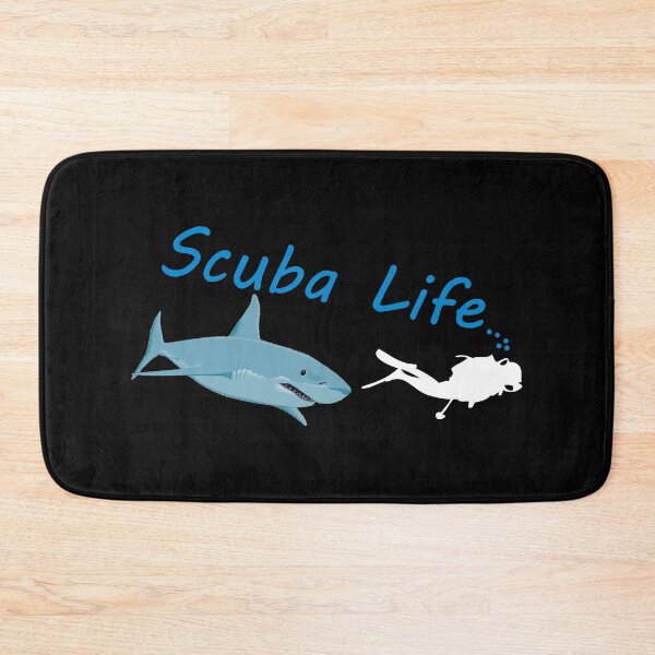 Item preview, Scuba Life T-shirt perfect SCUBA Diving with Shark chasing a diver t shirt designed and sold by Shoebob.
