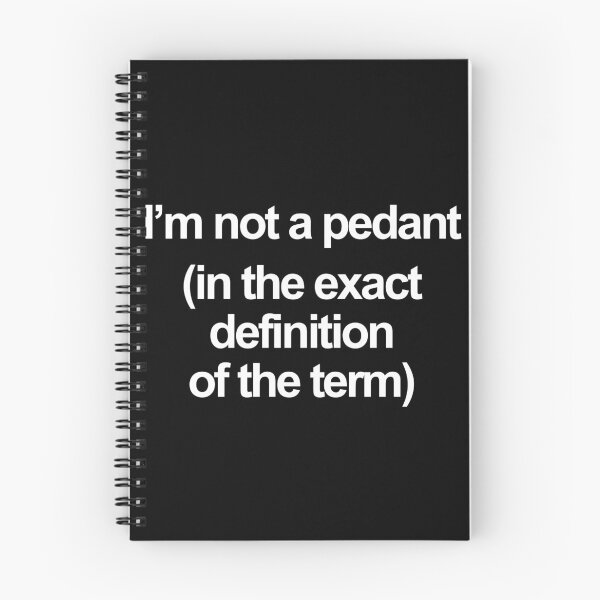 Aperçu de l'œuvre Conception de texte blanc drôle et pédant créée et vendue par GetItGiftIt.