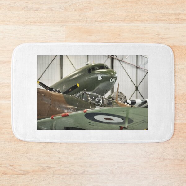 Item preview, C47 Dakota and Spitfire parked. designed and sold by Richard Flint.
