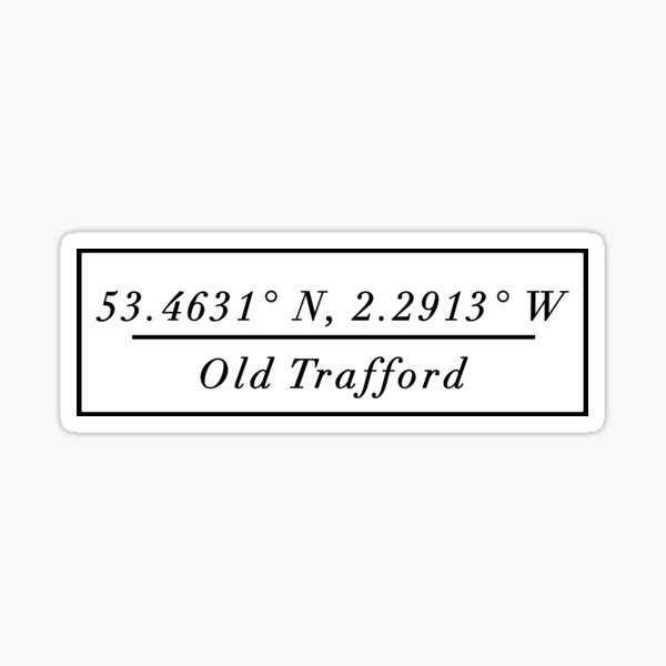 Old Trafford Sticker