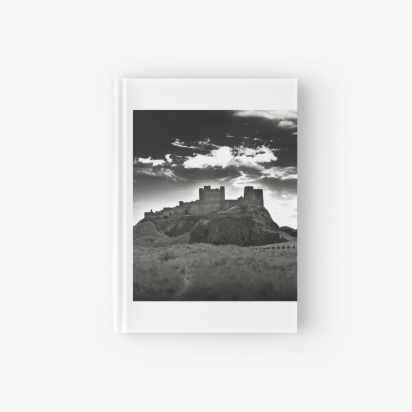 Bamburgh Castle in Northumberland, UK Hardcover Journal