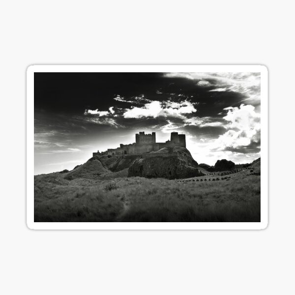 Bamburgh Castle in Northumberland, UK Sticker