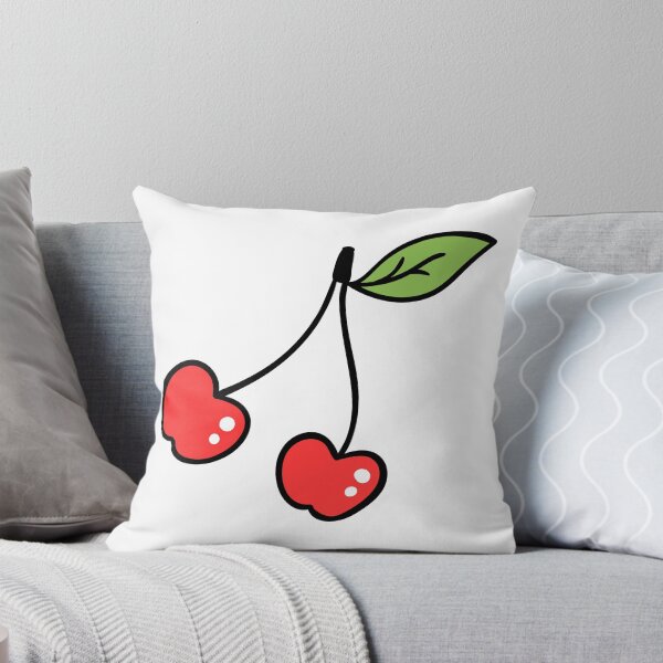 Item preview, Red cherries white background designed and sold by Jenmag.