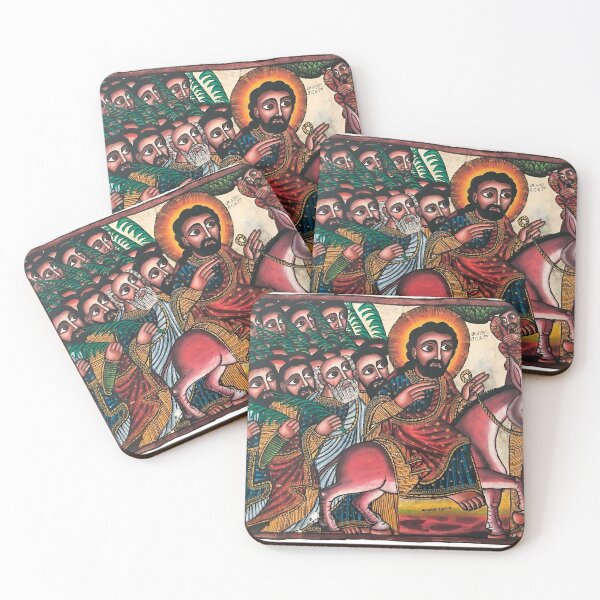 Item preview, Hosanna | Ethiopian Icon of the Entry into Jerusalem designed and sold by EkromDesigns.
