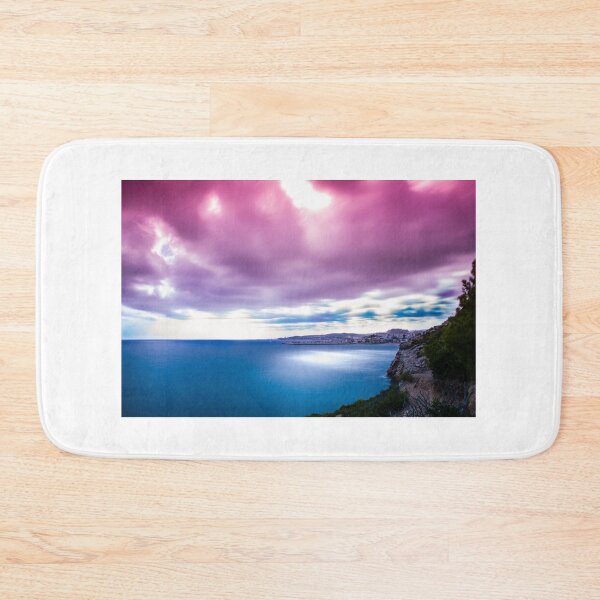 Item preview, Purples Skies Over Ocean Print Photography designed and sold by PODLizardWizard.
