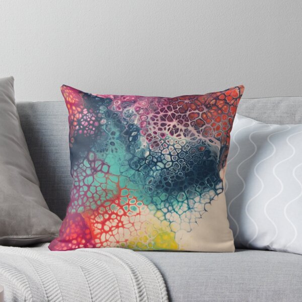 Item preview, Multi Color Chameleon Jones Original Cell Lace Print designed and sold by chameleonjones.