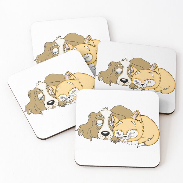 Item preview, Napping Dog And Kitten designed and sold by J-CCreations.
