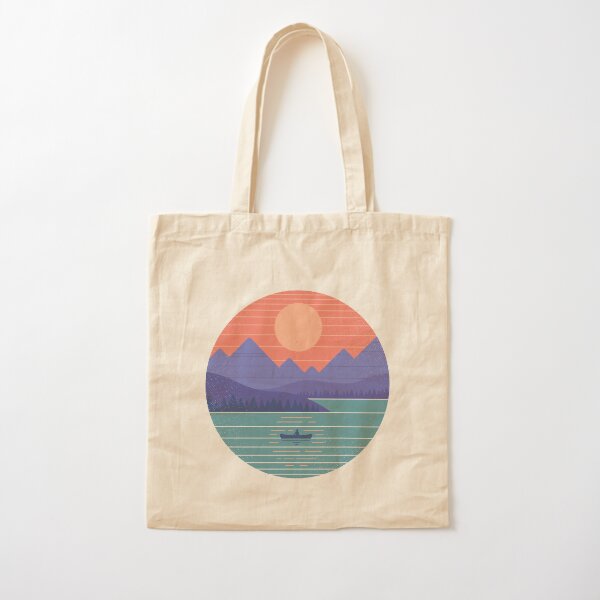 Peaceful Reflection Cotton Tote Bag