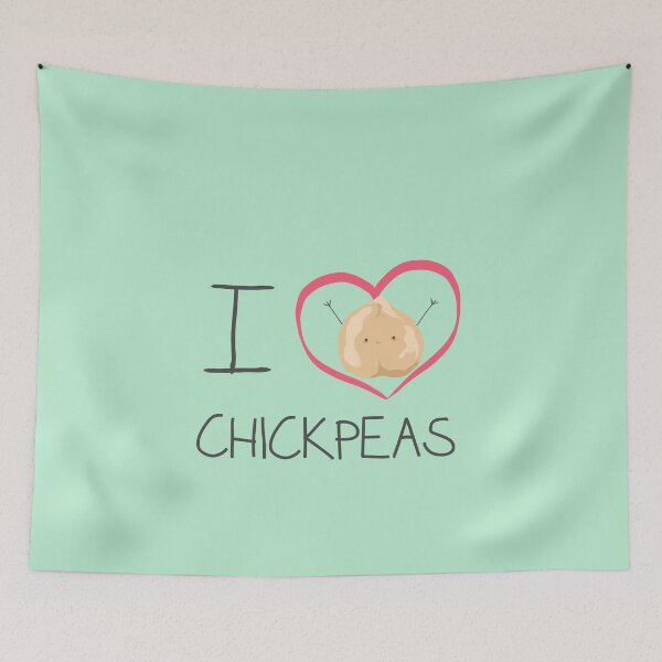 Item preview,  I <3 chickpeas designed and sold by Vanesa Duque.