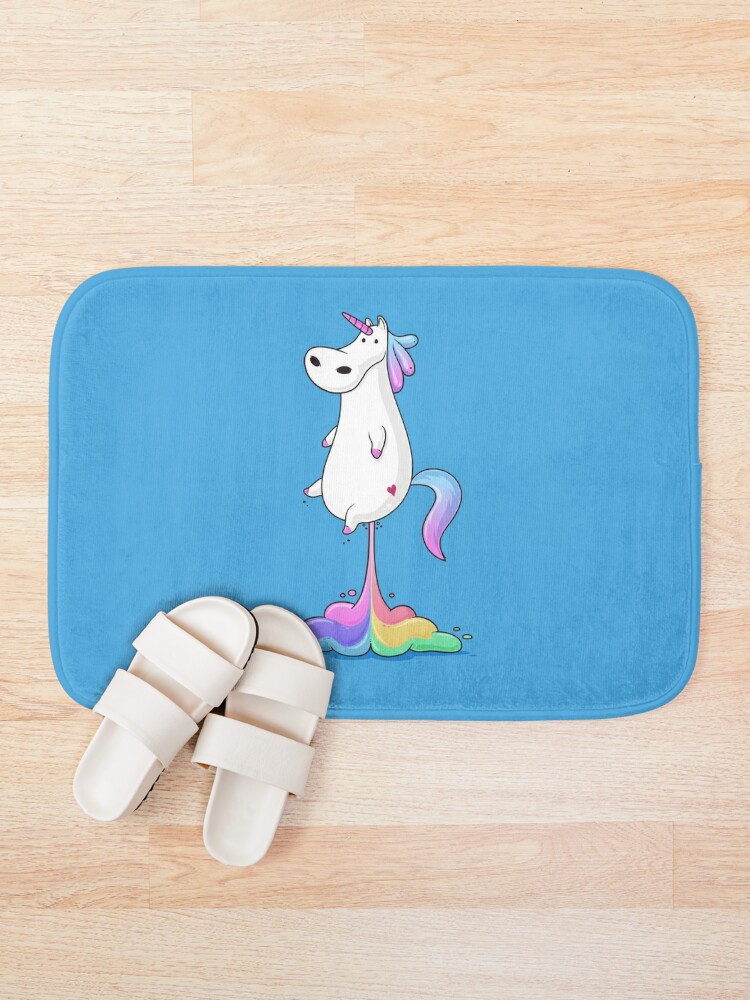 Discover Unicorn Fart Bath Mat