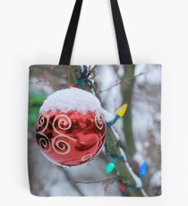 Snow Ball Tote Bag