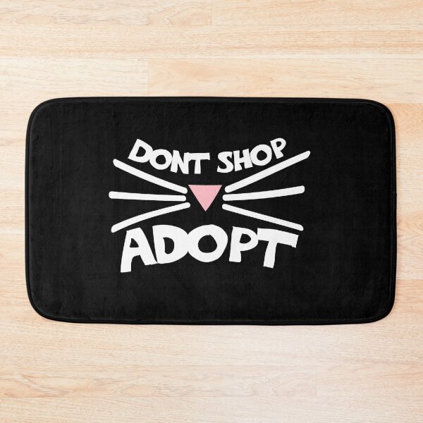 Aperçu de l'œuvre Ne pas magasiner adopter un chat créée et vendue par FrictionMaxxing.