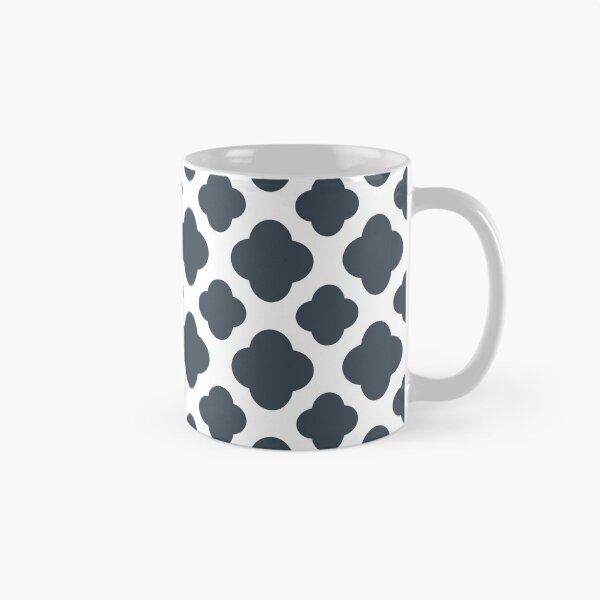 Item preview, Charcoal and White Quatrefoil Pattern designed and sold by KarinaI.