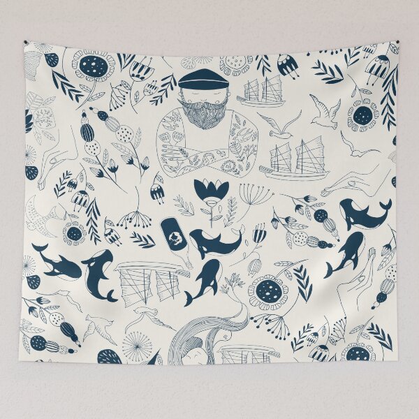 Item preview, In love with a sailor designed and sold by Scandi Shop .