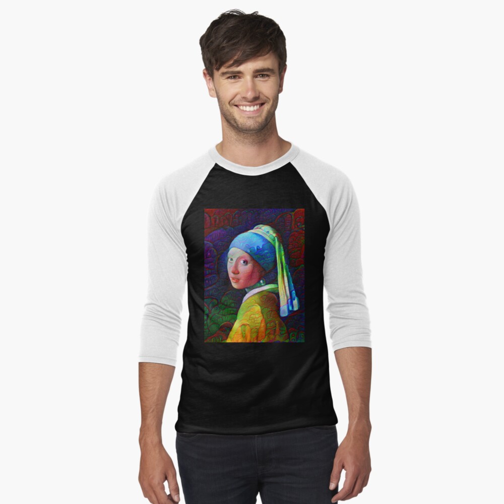 Item preview, Baseball ¾ Sleeve T-Shirt designed and sold by blackhalt.