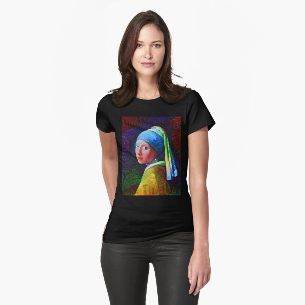 Item preview, Fitted T-Shirt designed and sold by blackhalt.
