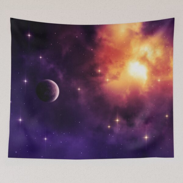 Item preview, Our Beautiful Purple Galaxy Hi Res Print designed and sold by PODLizardWizard.