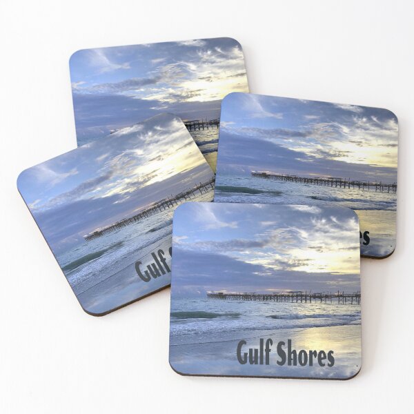 Item preview, Gulf Shores Alabama Beach Sunrise Pier designed and sold by mwagie.