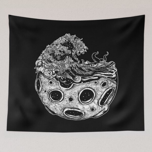 Item preview, Moon wave designed and sold by fakeface.