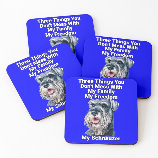 Item preview, Three Things You Don't Want To Mess With Schnauzer Dog  designed and sold by fantasticdesign.