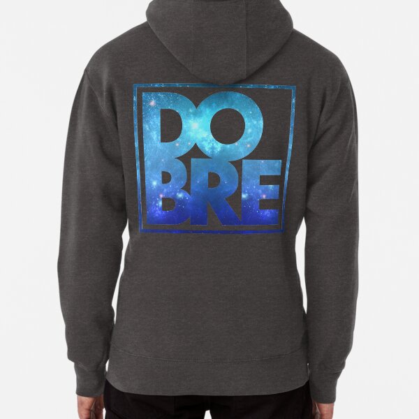DOBRE Blue Galaxy Logo Pullover Hoodie